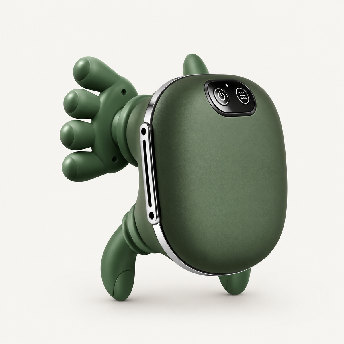 Easely heated neck and shoulder massager, green