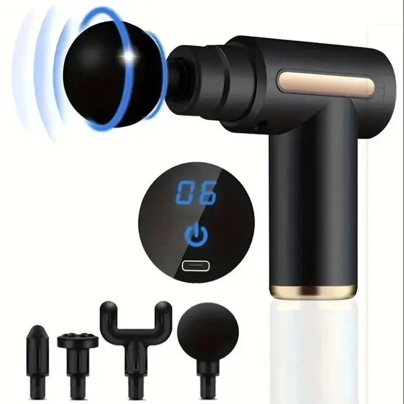 Easely mini massage gun, black