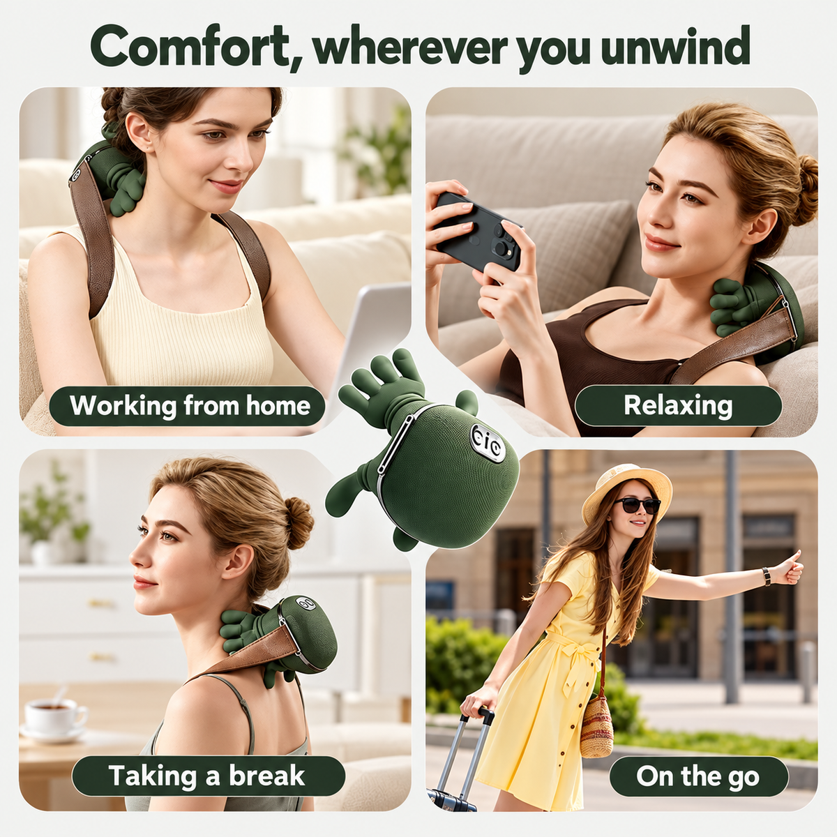 Easely heated neck and shoulder massager, photo 3