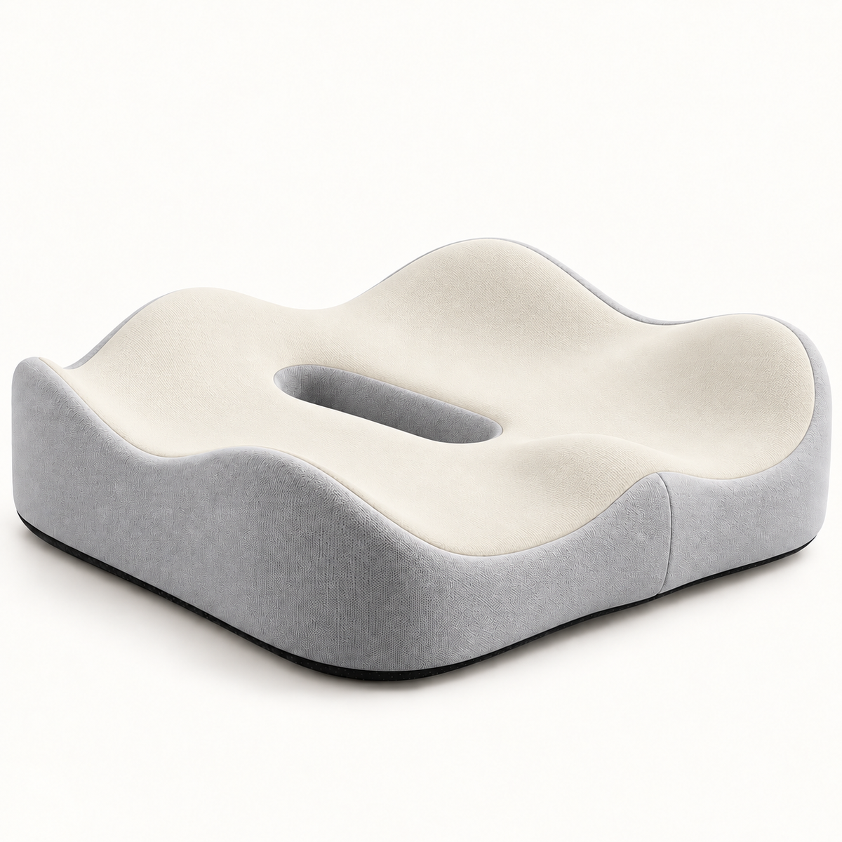 Easely memory foam seat cushion, white